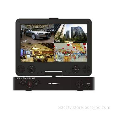 Digital 4CH HDMI 10.5‘ LCD Screen combo dvr cctv